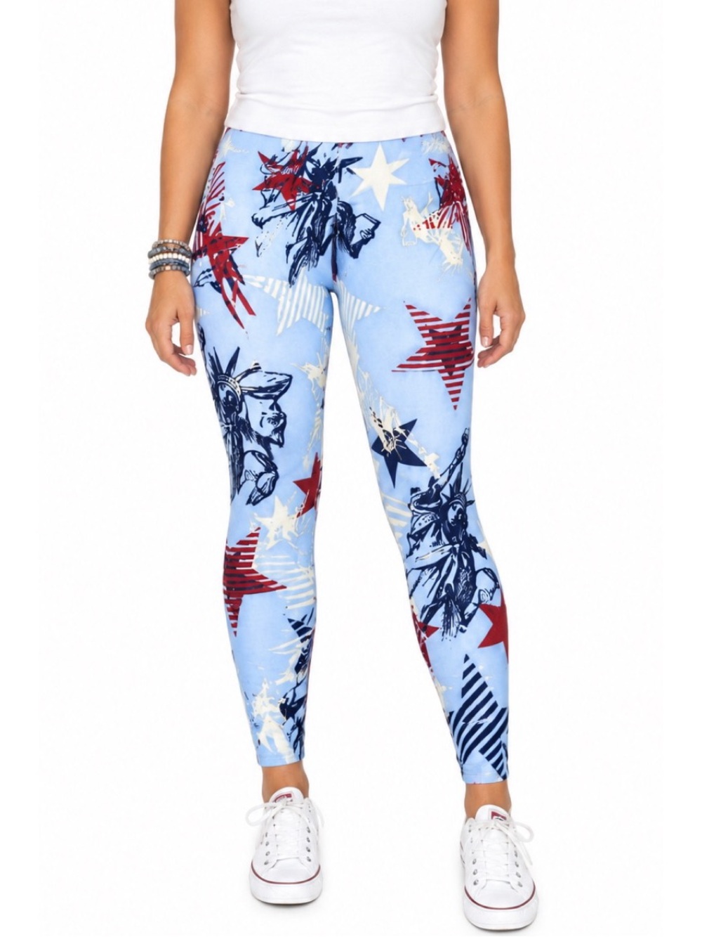 LuLaRoe Leggings – Americana Print 🇺🇸 size ONE SIZE